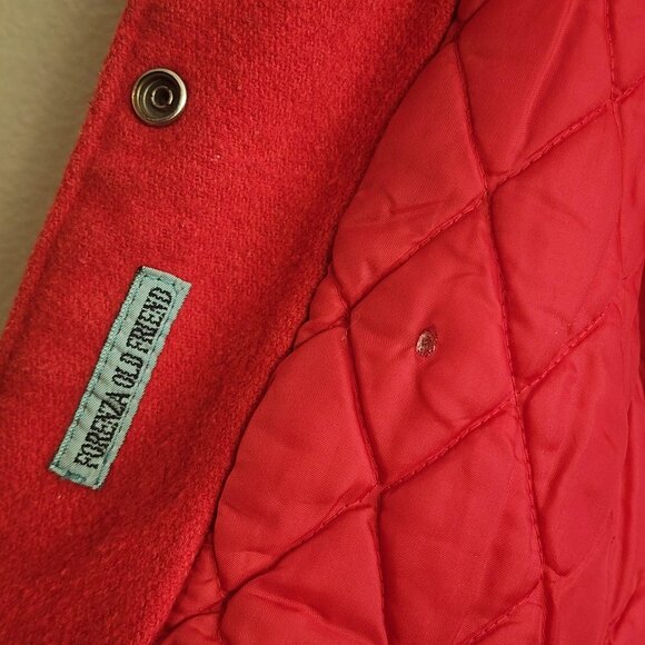 Vintage Forenza Jacket Mens Medium Old Friend University 58 Varsity 80s - Picture 9 of 16